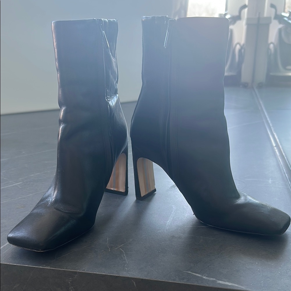 Sam Edelman Black Heeled Boots